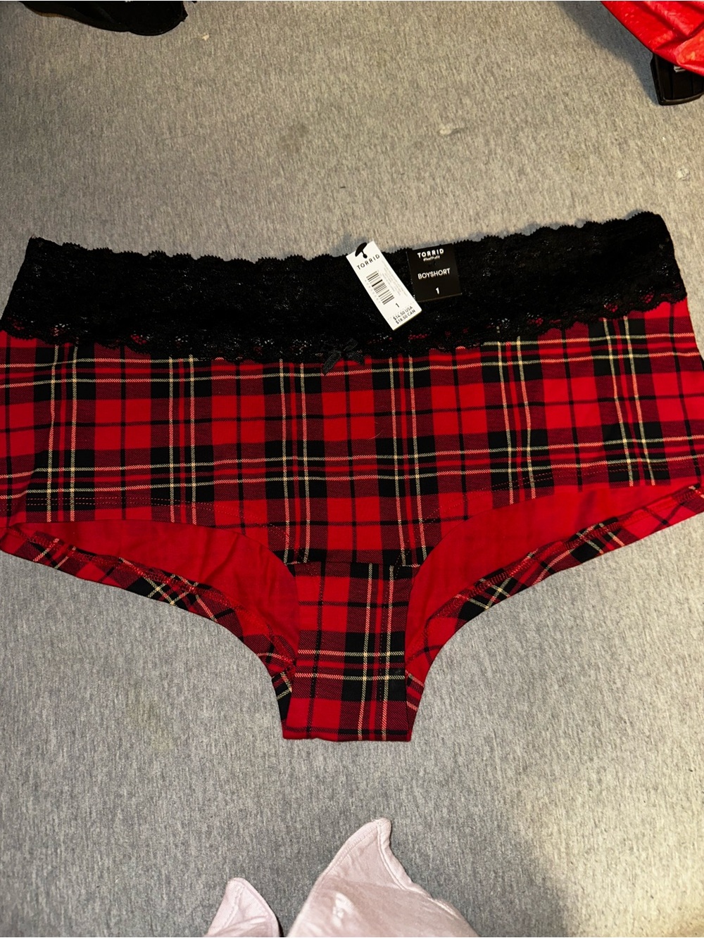 Torrid plaid boyshort plus size 1X BNWT
